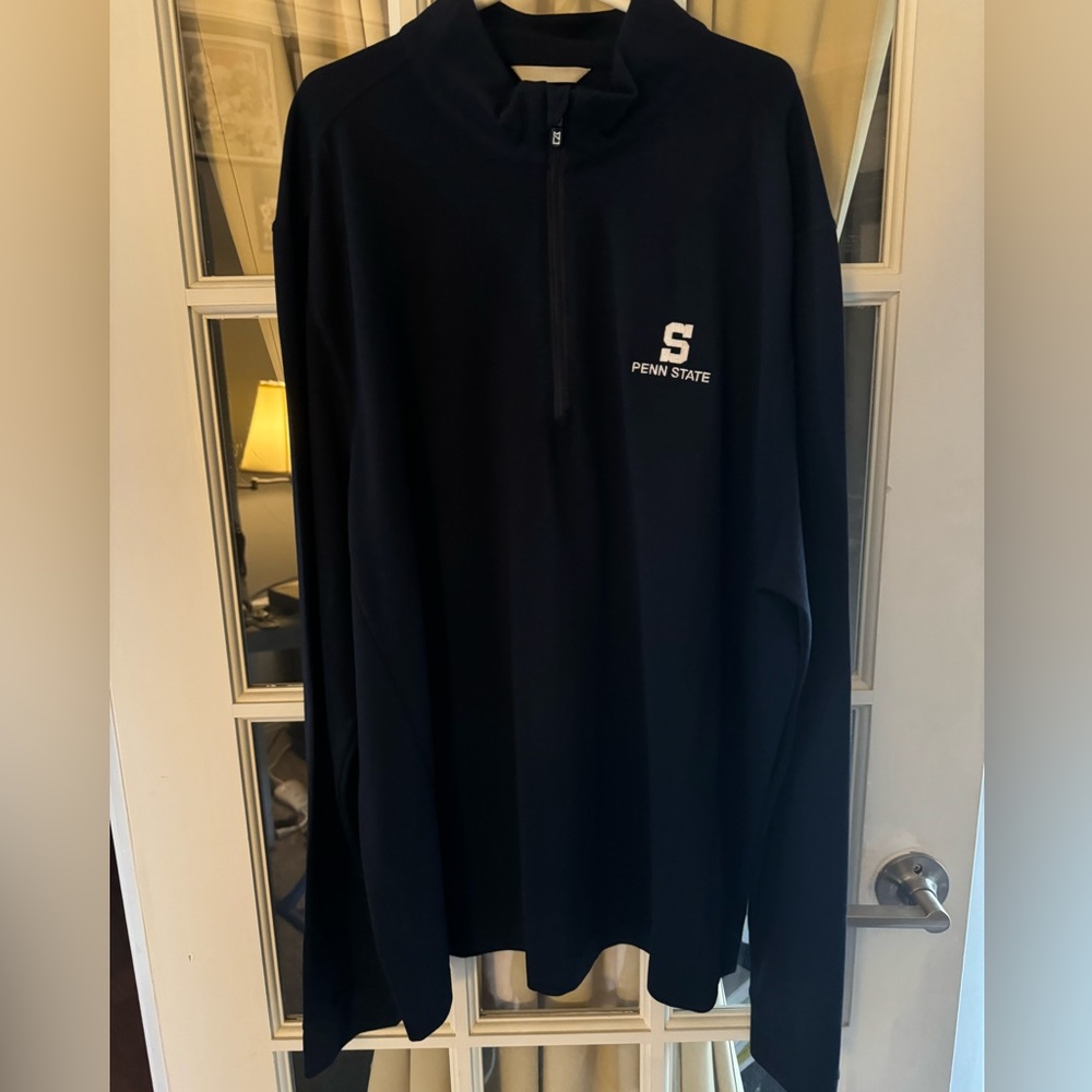 Cutter & Buck CB DryTec Cotton Penn State Quarter Zip. Size XL.
